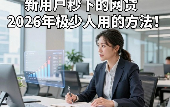 新用户秒下的网贷2026年极少人用的方法!本篇归纳这五个新用户借款500元的app