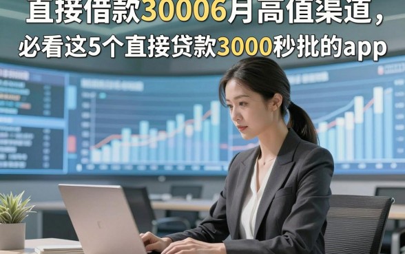 直接借款30006月高值渠道，必看这5个直接贷款3000秒批的app