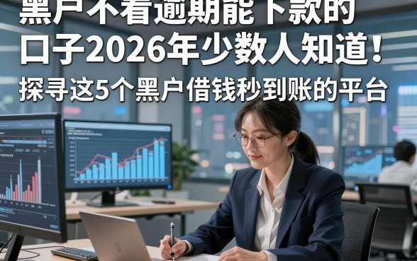 黑户不看逾期能下款的口子2026年少数人知道！探寻这5个黑户借钱秒到账的平台
