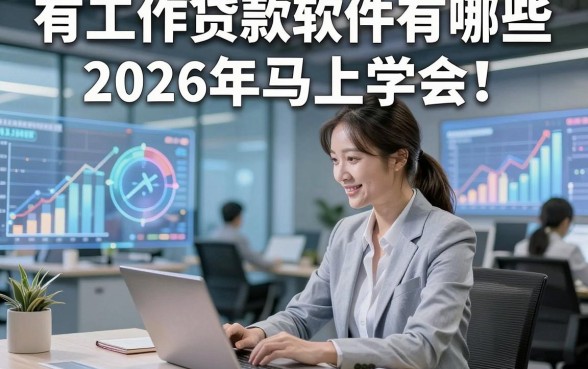 有工作贷款软件有哪些2026年马上学会！本文挑选5家专注低门槛适配的网贷平台