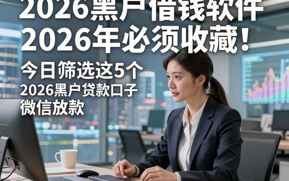 2026黑户借钱软件2026年必须收藏！今日筛选这5个2026黑户贷款口子微信放款