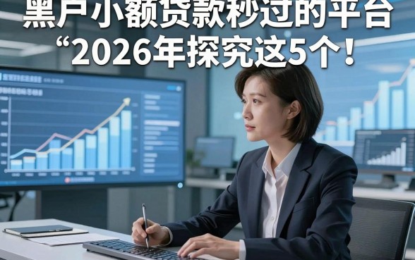 黑户小额贷款秒过的平台2026年探究这5个！本文为您全面推选！