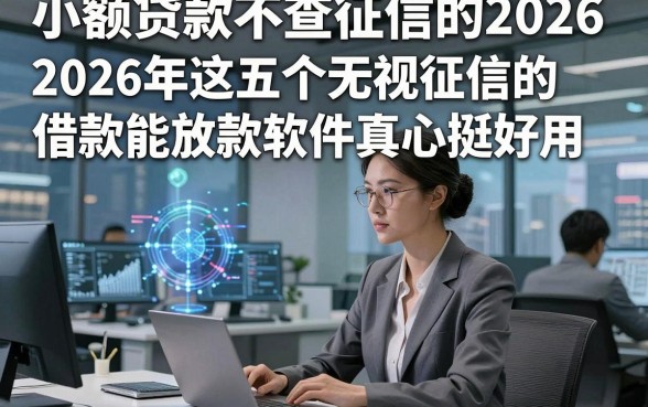 小额贷款不查征信的2026，2026年这五个无视征信的借款能放款软件真心挺好用