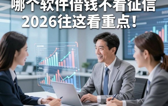 哪个软件借钱不看征信2026往这看重点！本文介绍5个覆盖临时用钱用户的网贷平台
