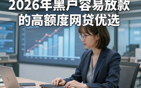 2026年黑户容易放款的高额度网贷优选​这五个，看完本篇你就明白了！