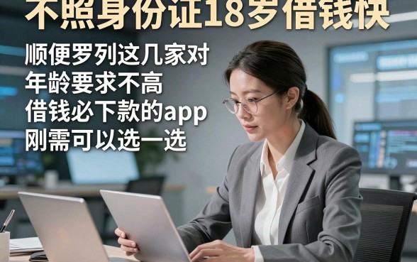 不照身份证18岁借钱快，顺便罗列这几家对年龄要求不高借钱必下款的app刚需可以选一选