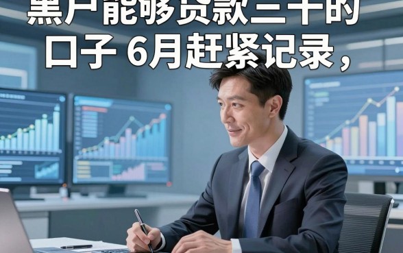 黑户能够贷款三千的口子6月赶紧记录,这5个黑户借款六千的口子确实值得尝试