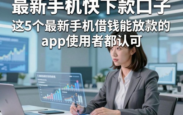 最新手机快下款口子,这5个最新手机借钱能放款的app使用者都认可