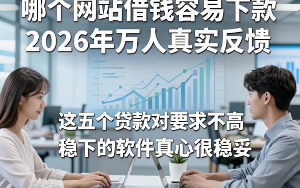 哪个网站借钱容易下款2026年万人真实反馈，这五个贷款对要求不高稳下的软件真心很稳妥