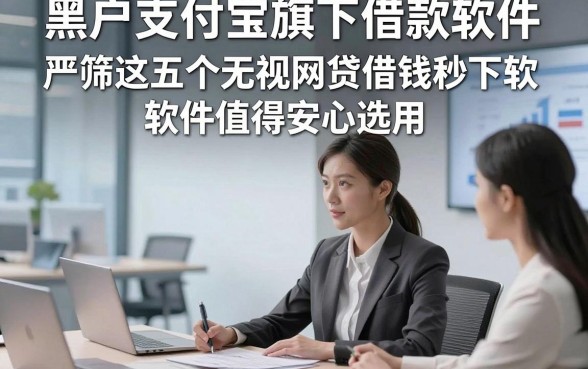 黑户支付宝旗下借款软件，严筛这五个无视网贷借钱秒下软件值得安心选用
