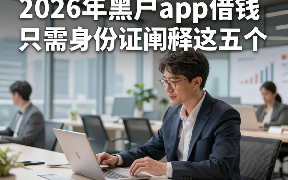 2026年黑户app借钱只需身份证阐释这五个，本文为您隆重研讨！