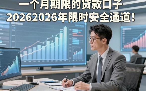 一个月期限的贷款口子20262026年限时安全通道！今日整理5个借款2026的口子容易下款