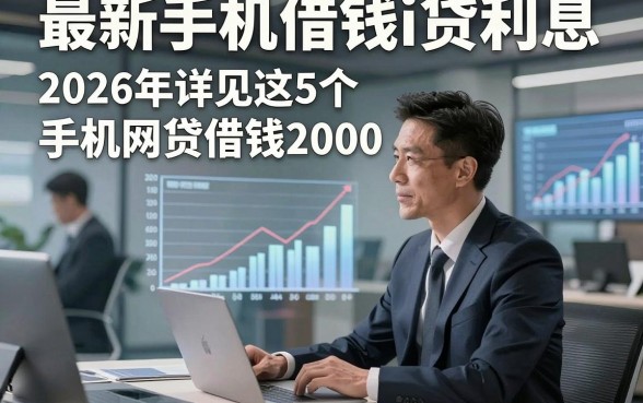 最新手机借钱i贷利息，2026年详见这5个手机网贷借钱2000元口子