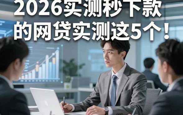 2026实测秒下款的网贷实测这5个，这些解答更为权威！