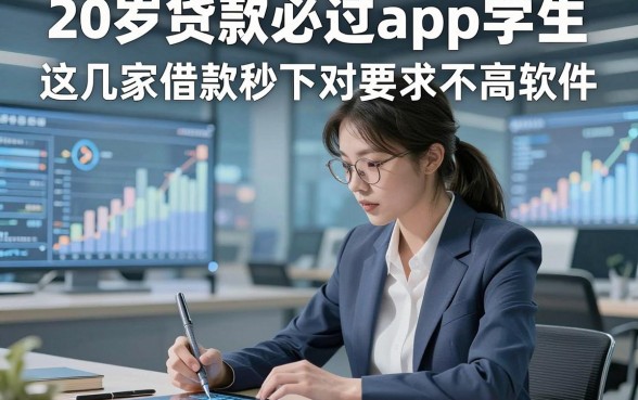 20岁贷款必过app学生，为您解析这几家借款秒下对要求不高软件
