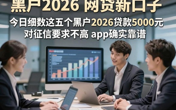 黑户2026 网贷新口子，今日细数这五个黑户2026贷款5000元对征信要求不高app确实靠谱
