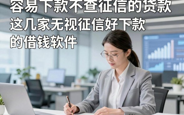 容易下款不查征信的贷款，这几家无视征信好下款的借钱软件认可度很高