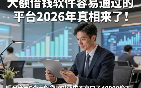 大额借钱软件容易通过的平台2026年真相来了！顺便盘点5个大额贷款对要求不高口子40000稳下