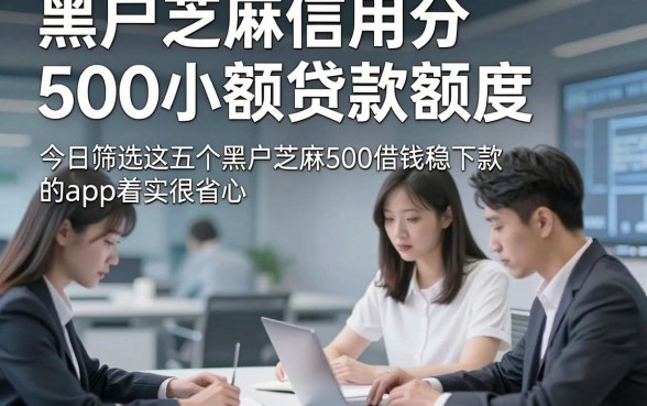 黑户芝麻信用分500小额贷款额度，今日筛选这五个黑户芝麻500借钱稳下款的app着实很省心