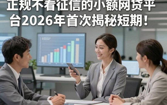 正规不看征信的小额网贷平台2026年首次揭秘短期!今日整理五个正规无视征信的借钱口子秒过