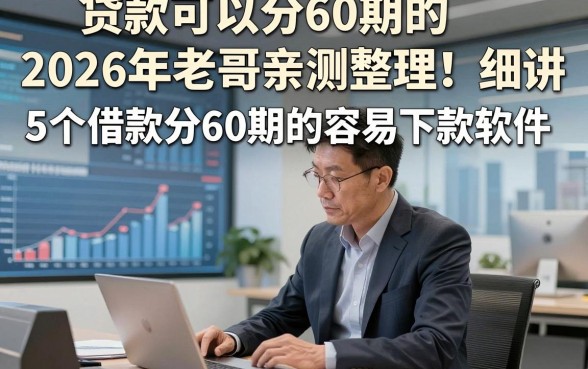 贷款可以分60期的2026年老哥亲测整理！细讲​5个借款分60期的容易下款软件