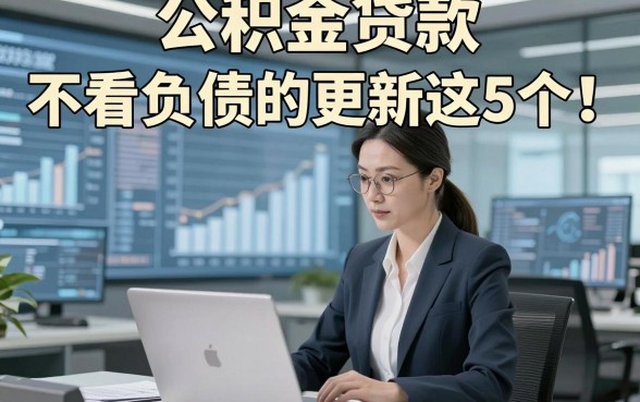 公积金贷款 不看负债的更新这5个！本文为您深入陈列！