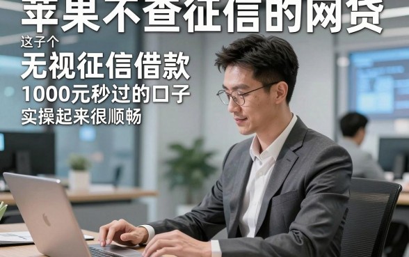 苹果不查征信的网贷，阐释这五个无视征信借款1000元秒过的口子实操起来很顺畅