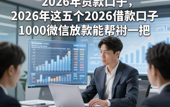 2026年贷款口子，2026年这五个2026借款口子1000微信放款能帮衬一把