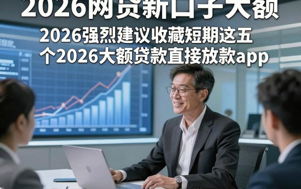 2026网贷新口子大额，2026强烈建议收藏短期这五个2026大额贷款直接放款app