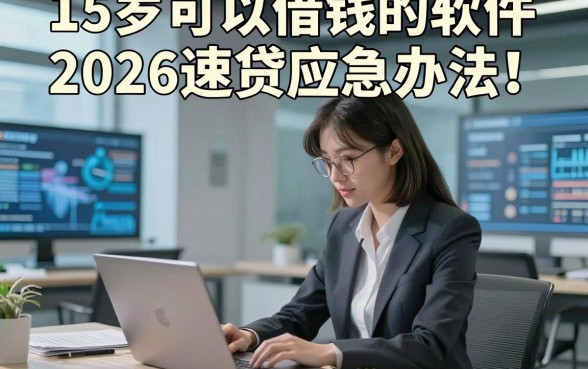 15岁可以借钱的软件2026速贷应急办法！顺便展示5个15岁对信用要求不高能贷款的平台