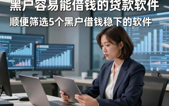 黑户容易能借钱的贷款软件，顺便筛选5个黑户借钱稳下的软件
