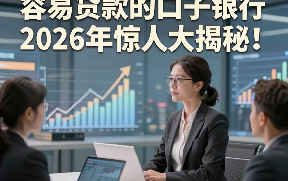 容易贷款的口子银行2026年惊人大揭秘！同时分享五个借款秒放款的口子