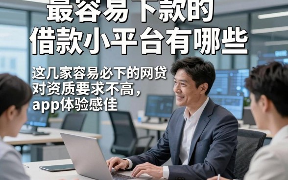最容易下款的借款小平台有哪些，这几家容易必下的网贷对资质要求不高app体验感佳