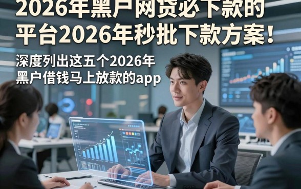 2026年黑户网贷必下款的平台2026年秒批下款方案！深度列出这五个2026年黑户借钱马上放款的app