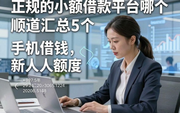 正规的小额借款平台哪个，顺道汇总5个手机借钱新人额度