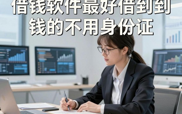借钱软件最好借到钱的不用身份证，品评这5个无视身份证的贷款微信放款软件用过的都说可