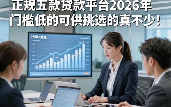 正规五款贷款平台2026年门槛低的可供挑选的真不少！，今天深入精选​这5个黑户贷款软件！