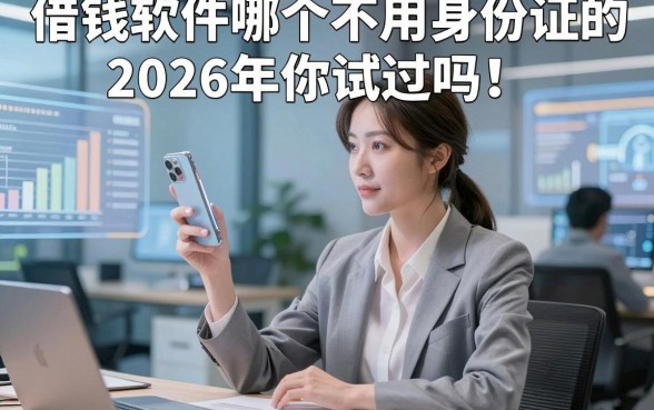 借钱软件哪个不用身份证的2026年你试过吗！细数​五个借款微信放款对身份证要求不高口子