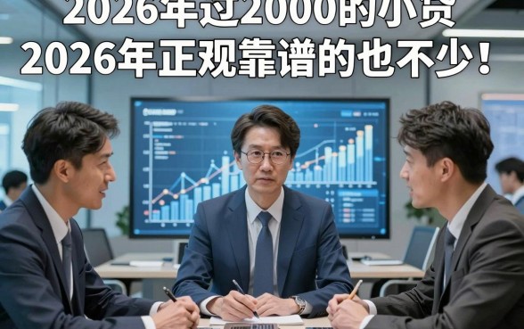 2026年过2000的小贷2026年正规靠谱的也不少！，本篇为您精心分析这五个黑户贷款平台！
