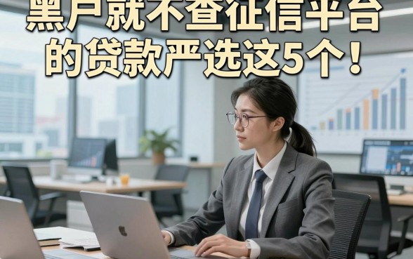 黑户就不查征信平台的贷款严选这5个！本文为您隆重详解！