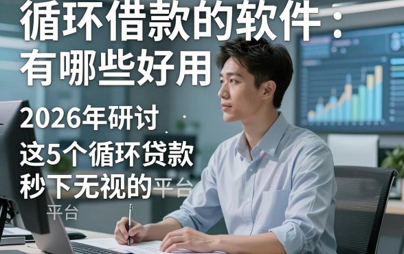 循环借款的软件有哪些好用，2026年研讨​这5个循环贷款秒下无视的平台