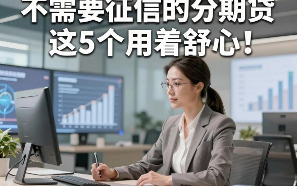 不需要征信的分期贷这5个用着舒心！本文为您全面集合！