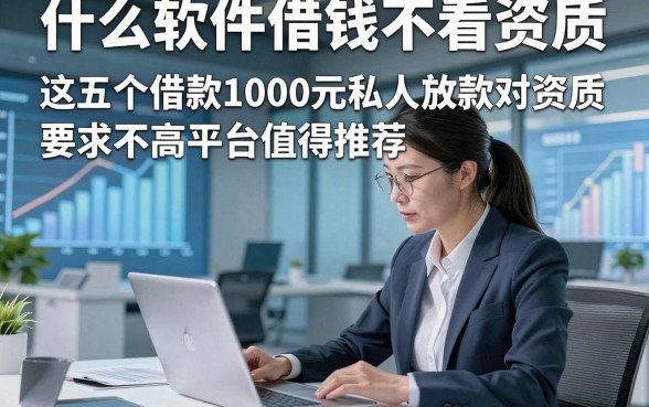 什么软件借钱不看资质，这五个借款1000元私人放款对资质要求不高平台值得推荐