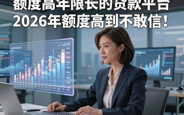 额度高年限长的贷款平台2026年额度高到不敢信！本篇为您隆重总结！