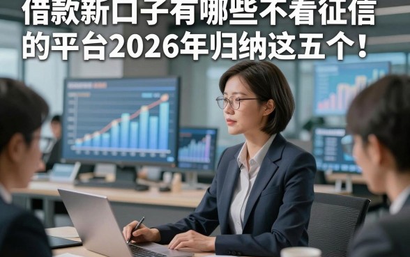 借款新口子有哪些不看征信的平台2026年归纳​这五个！本篇为您全面呈现！