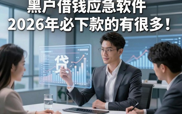 黑户借钱应急软件2026年必下款的有很多！，本文为您隆重力荐这5个黑户贷款平台！