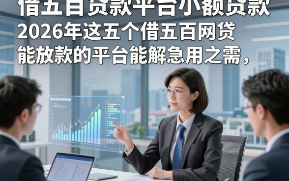 借五百贷款平台小额贷款，2026年这五个借五百网贷能放款的平台能解急用之需