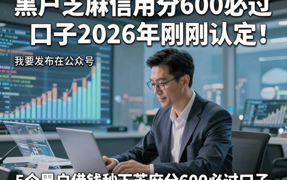 黑户芝麻信用分600必过口子2026年刚刚认定！顺便汇总5个黑户借钱秒下芝麻分600必过口子