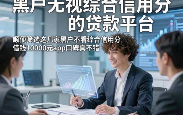 黑户无视综合信用分的贷款平台，顺便筛选这几家黑户不看综合信用分借钱10000元app口碑真不错
