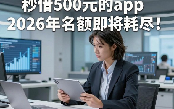秒借500元的app2026年名额即将耗尽！本篇为您深入深挖！